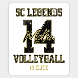 Malia #14 SC Legends (12 Elite) - White Magnet